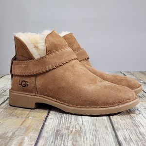 UGG McKay Suede Bootie in Chestnut s/n 1012358